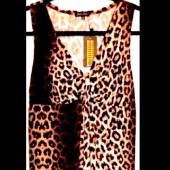 🎊HOST PICK💞LONG DRESS SLINKY MAXI LEOPARD  STRETCHY FLOWY BEACH SWIM COVER M NEW - Picture 3 of 7